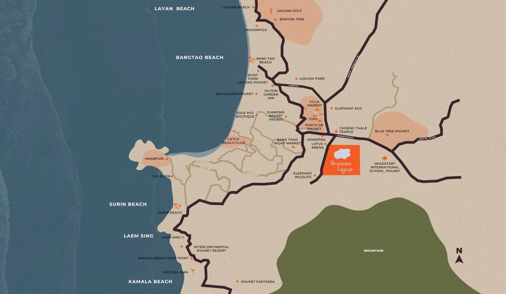 Sri Panwa Lagoon location map
