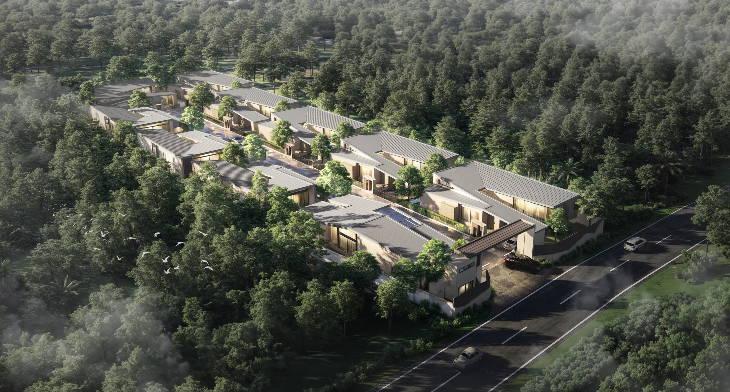 The Manour estate-register landing